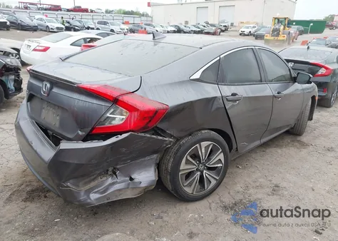 2017 Honda Civic Ex-L из США, поврежденный, VIN 19XFC1F75HE200211